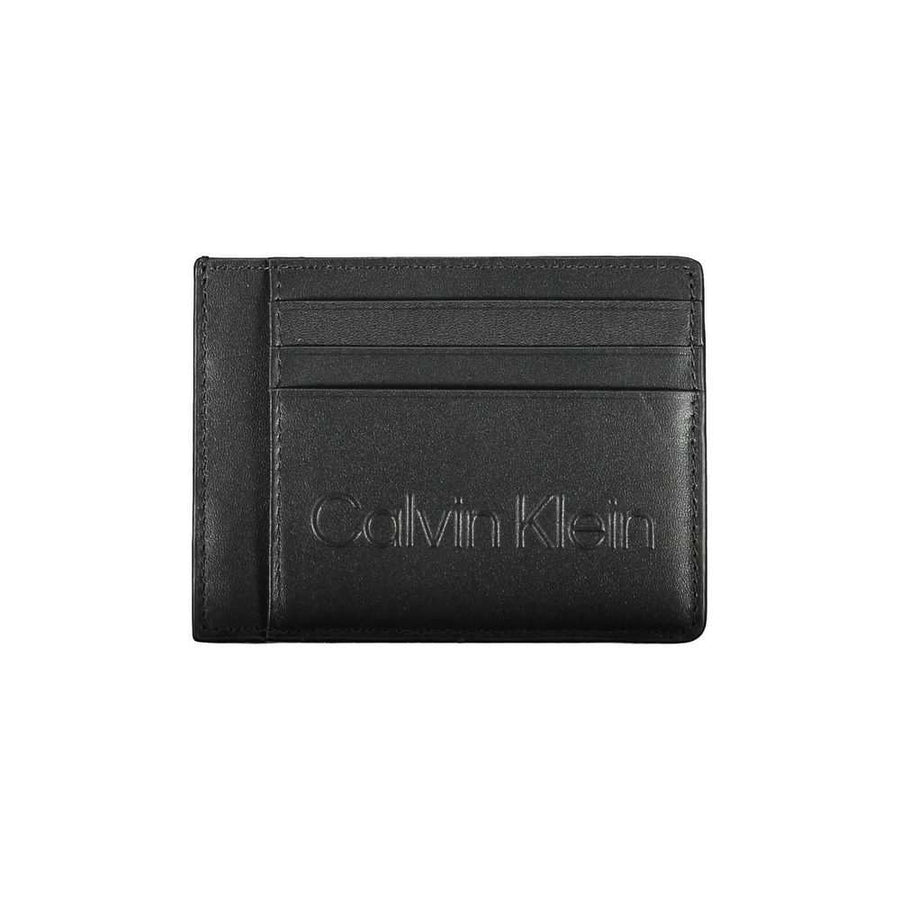Calvin Klein Schwarze Brieftasche aus Polyethylen für Herren