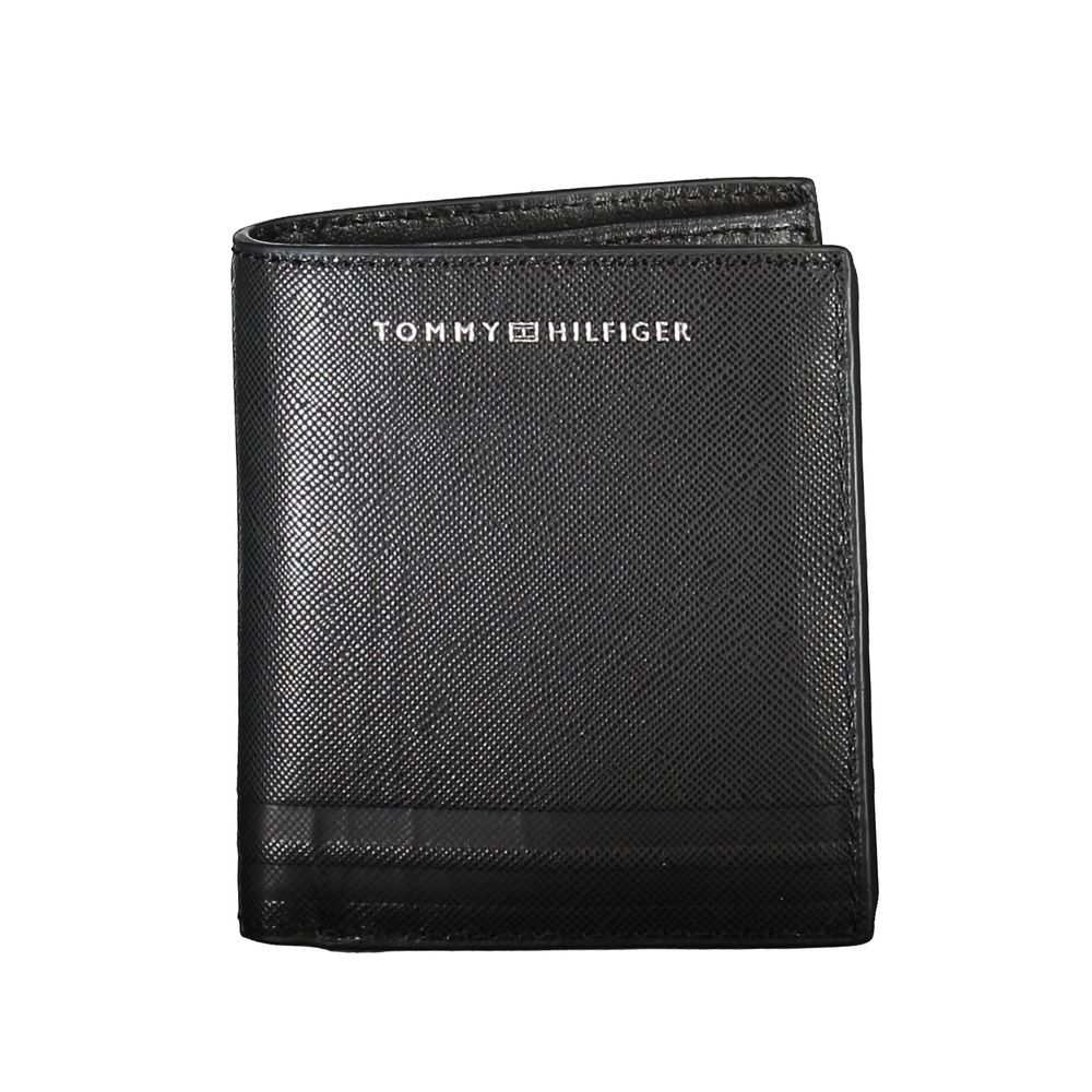 Tommy Hilfiger Men's Black Leather Wallet