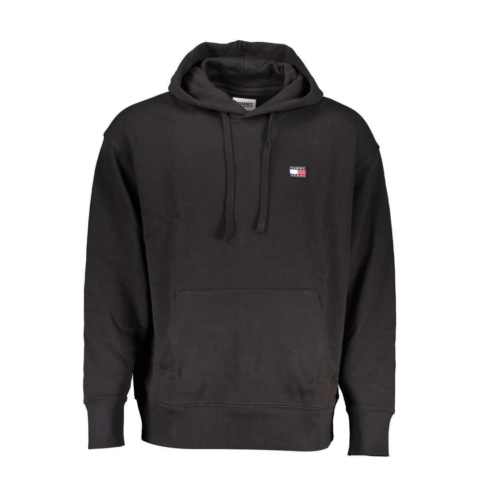 Tommy Hilfiger Men's Black Cotton Hoodie
