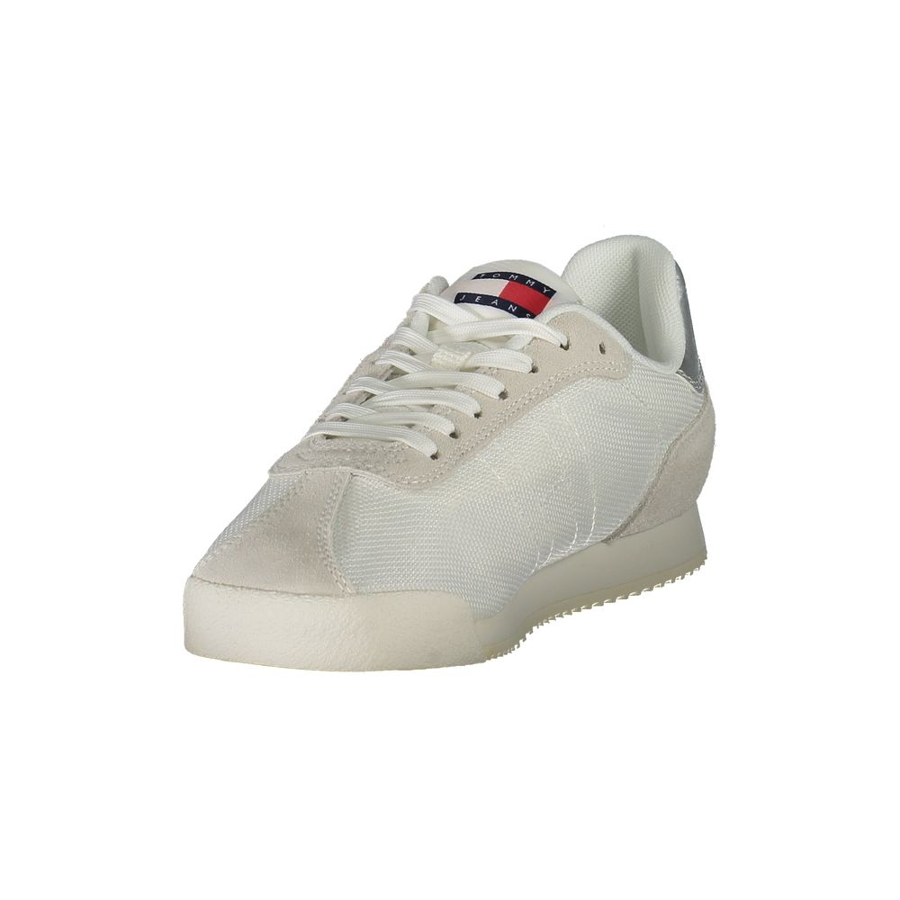 Tommy Hilfiger White Polyester Women's Sneakers