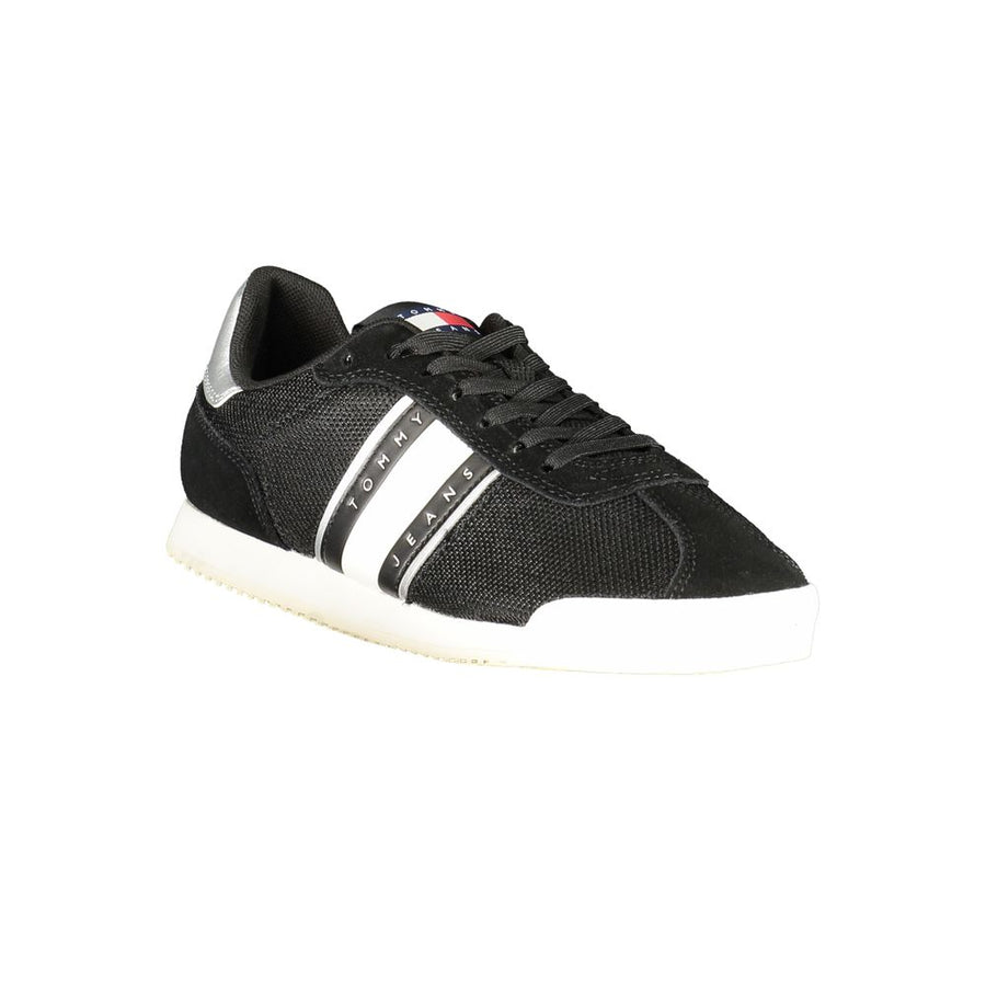Tommy Hilfiger Black Polyester Women's Sneakers
