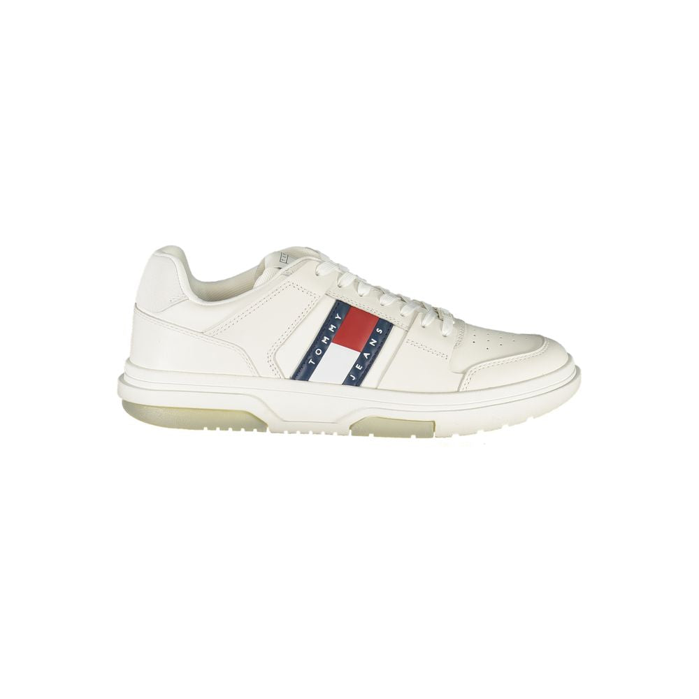 Tommy Hilfiger Men's White Polyurethane Sneaker
