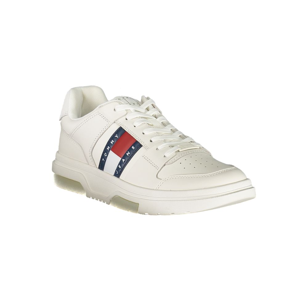 Tommy Hilfiger Men's White Polyurethane Sneaker