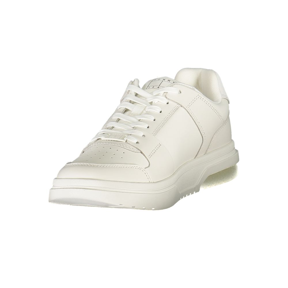 Tommy Hilfiger Men's White Polyurethane Sneaker