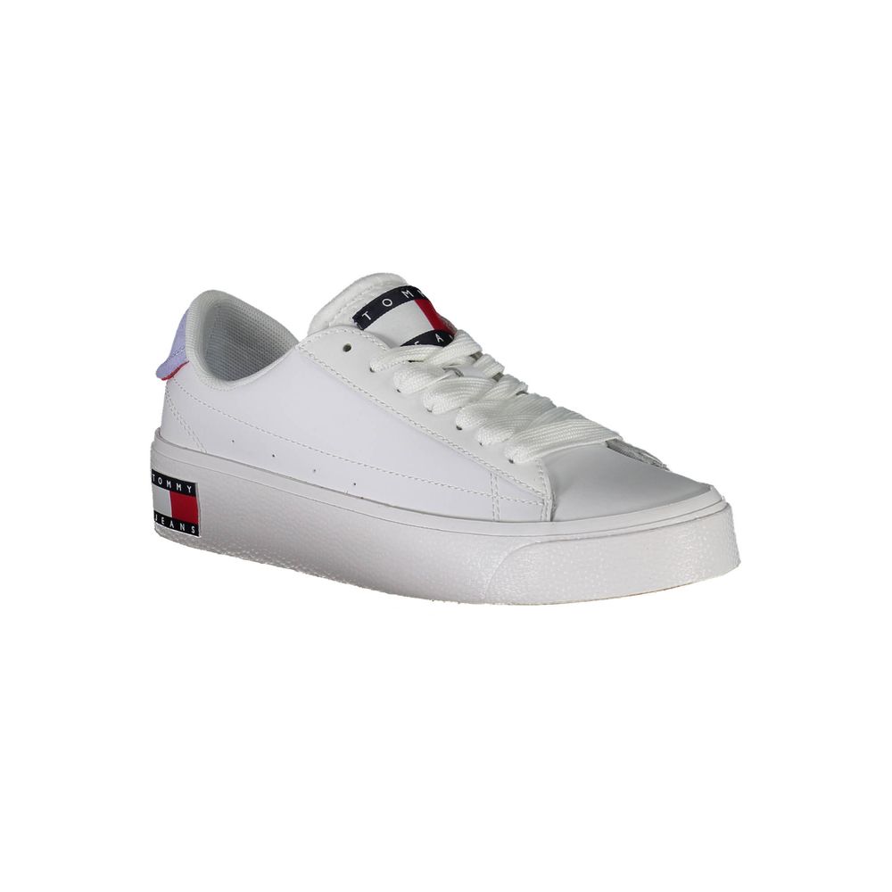 Tommy Hilfiger white canvas sneakers