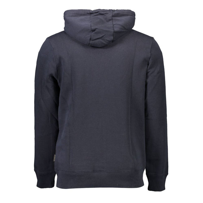Napapijri Blauer Baumwoll-Kapuzenpullover für Herren