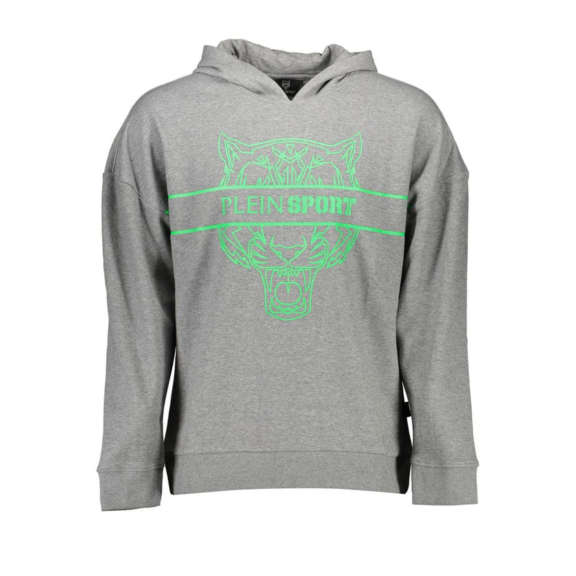 Plein Sport Grigio Baumwoll-Sweatshirt für Herren