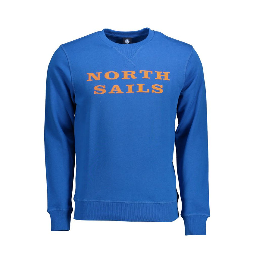 North Sails Blaues Baumwoll-Sweatshirt für Herren