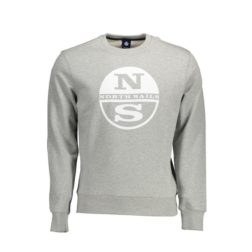 North Sails Grigio Baumwoll-Sweatshirt für Herren