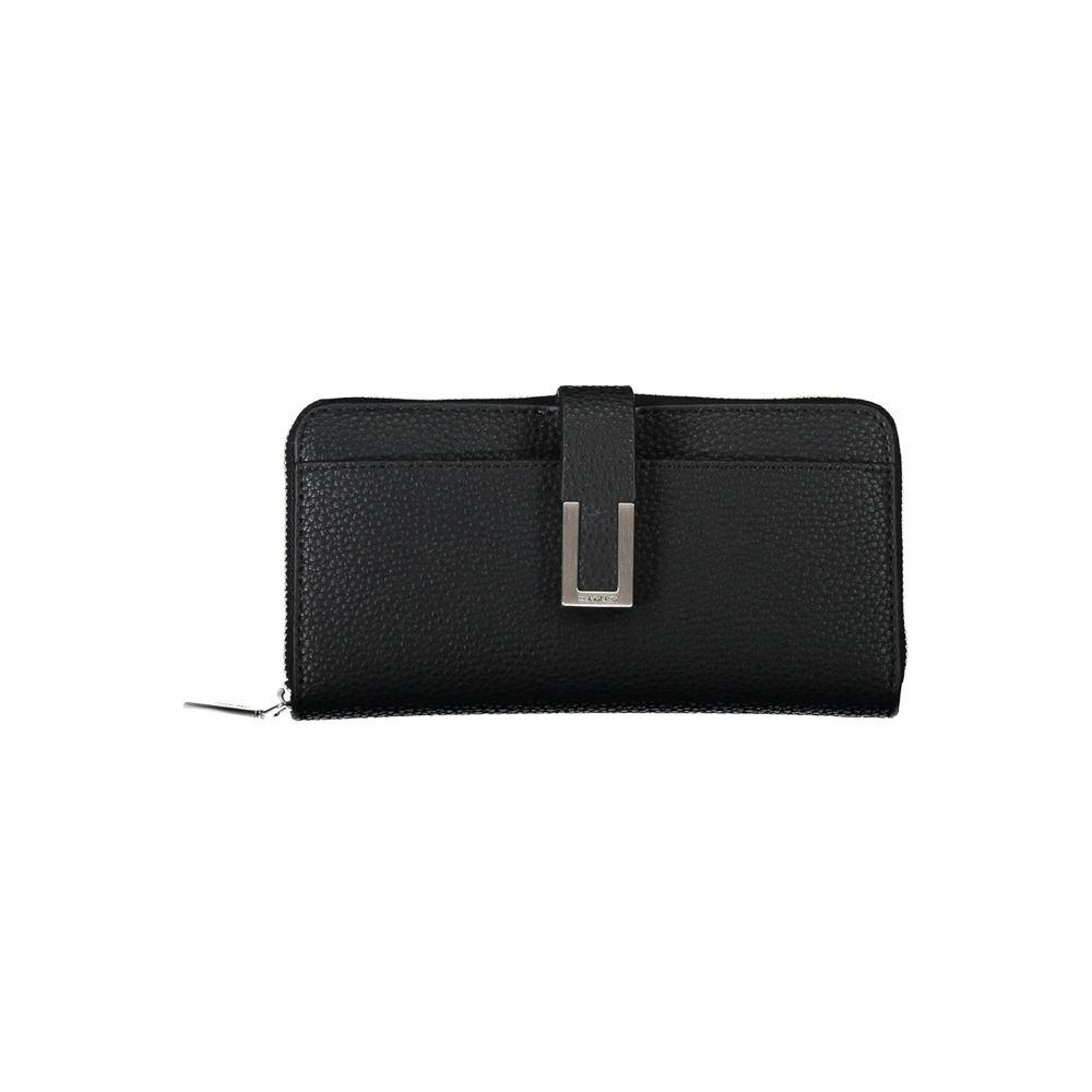 Calvin Klein Nero Damen Geldbörse aus Polyurethan