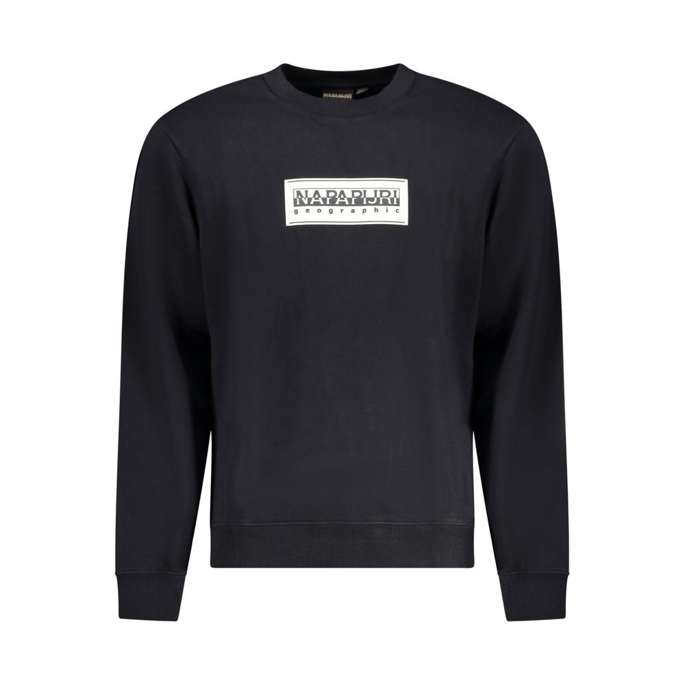 Napapijri Schwarzer Baumwoll-Herren-Sweatshirt