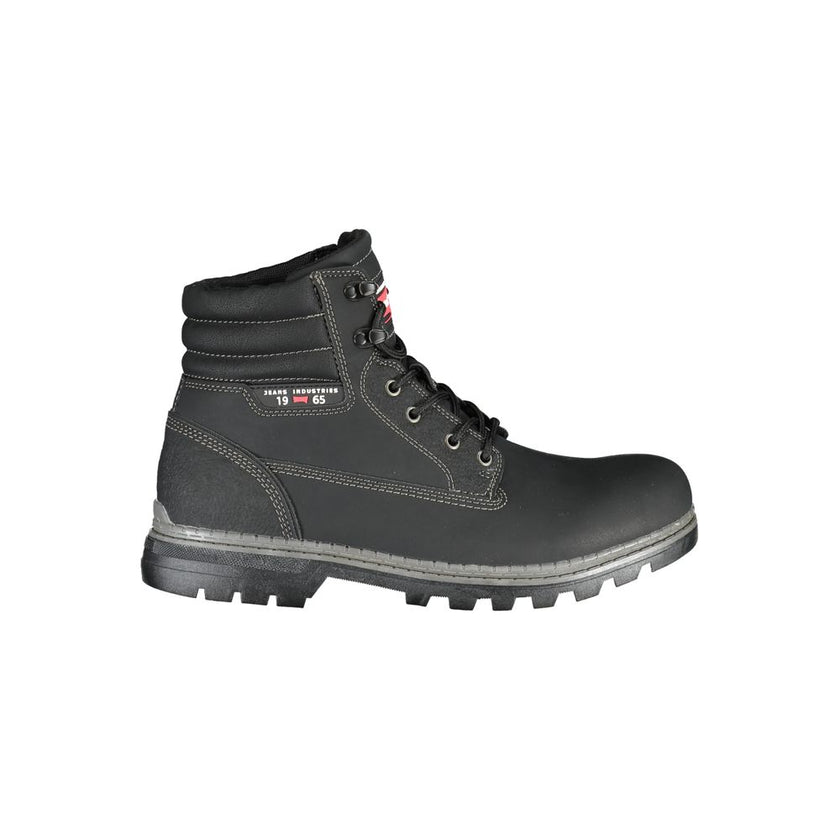 Carrera Schwarzer Polyester Herrenstiefel
