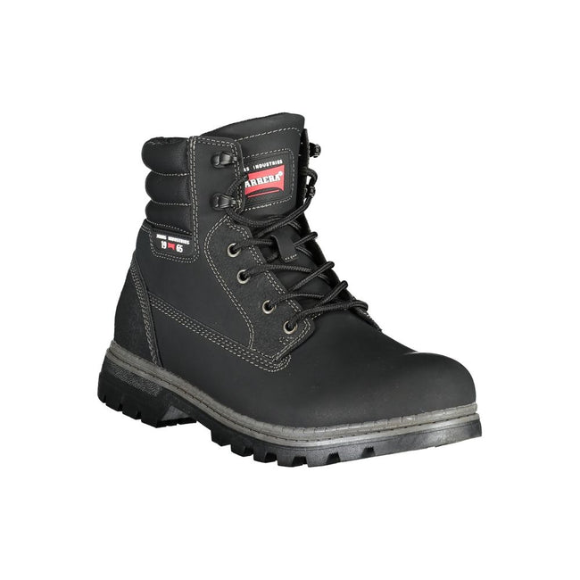 Carrera Schwarzer Polyester Herrenstiefel