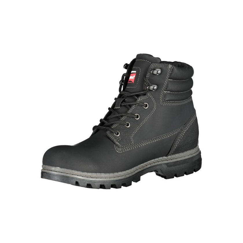 Carrera Schwarzer Polyester Herrenstiefel