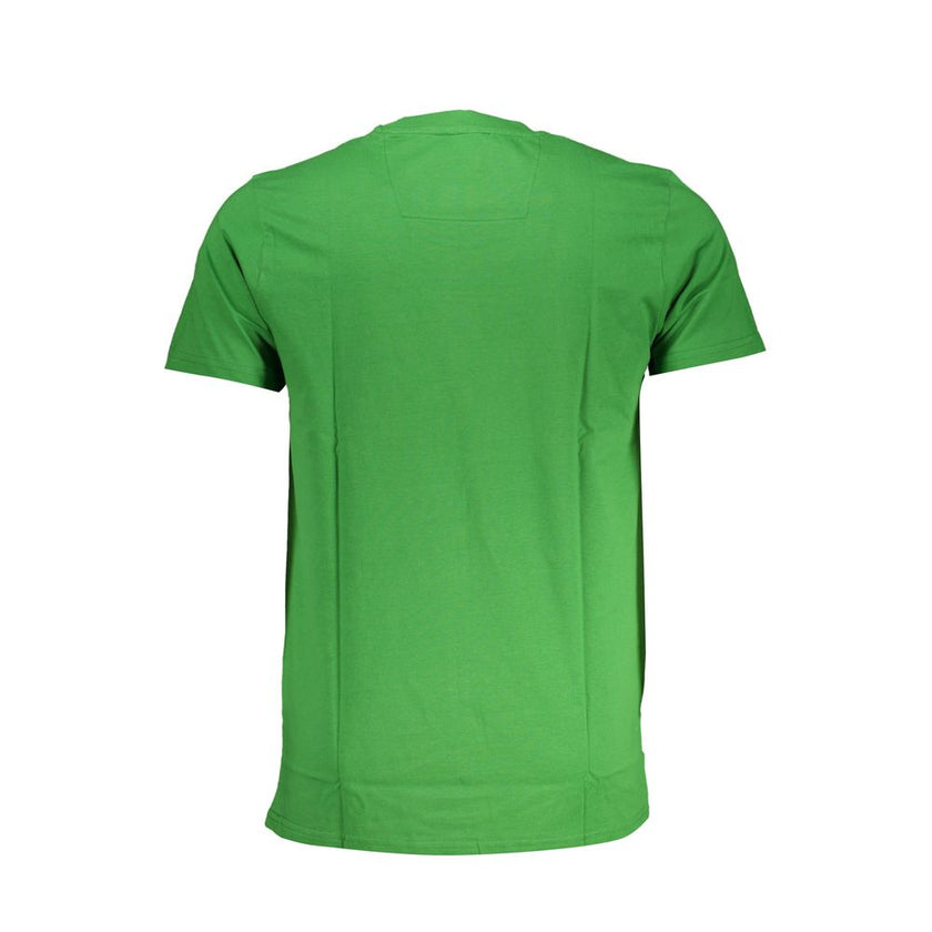 Cavalli Class Verde Baumwoll-T-Shirt für Herren