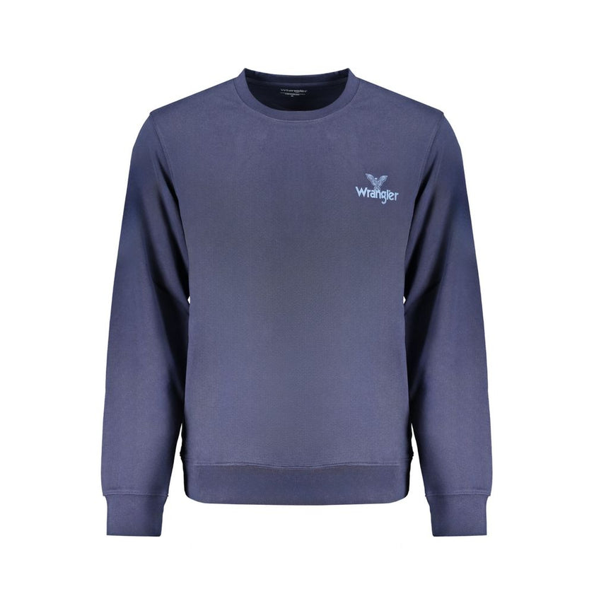 Wrangler Blauer Baumwoll-Sweatshirt