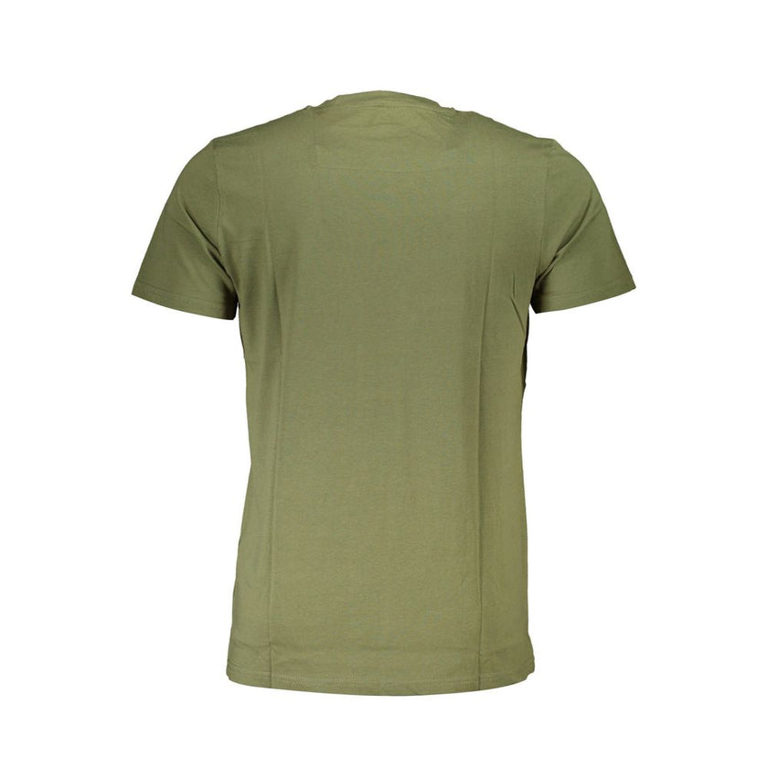 Cavalli Class Verde Baumwoll-T-Shirt für Herren