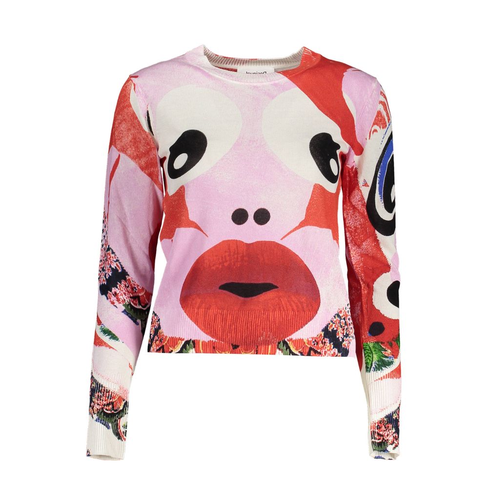 Desigual Rosa Viscosa Damen Pullover