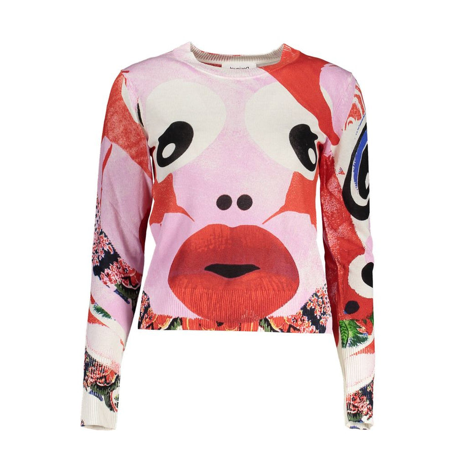 Desigual Rosa Viscosa Damen Pullover