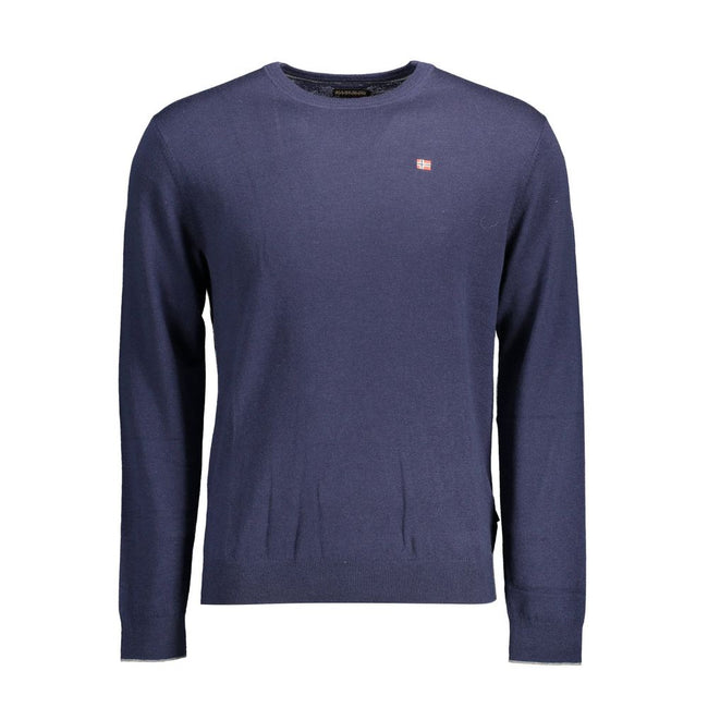 Napapijri Blauer Herrenpullover aus Wolle