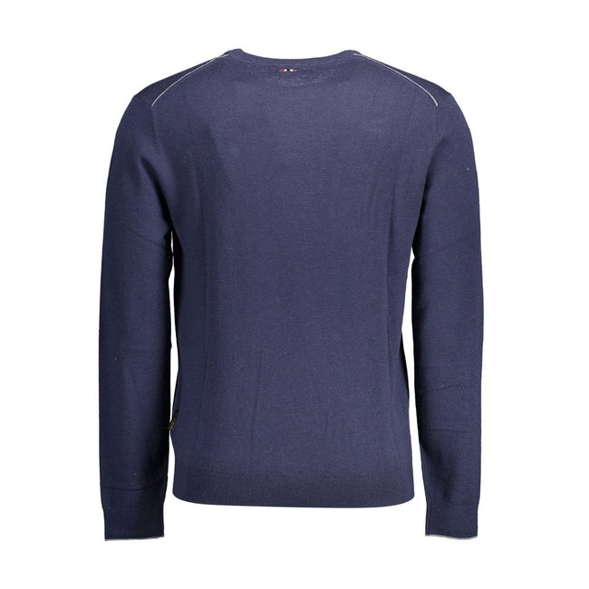 Napapijri Blauer Herrenpullover aus Wolle