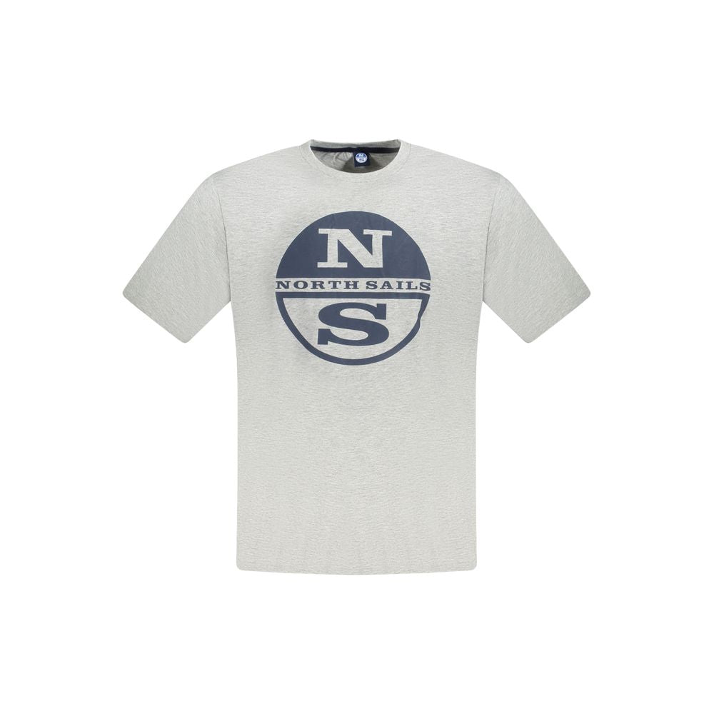 North Sails Grigio Baumwoll-T-Shirt für Herren