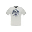 North Sails Grigio Baumwoll-T-Shirt für Herren