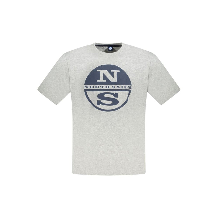 North Sails Grigio Baumwoll-T-Shirt für Herren