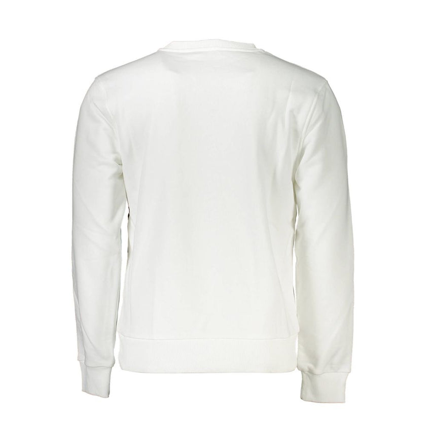 Cavalli Class Bianco Baumwoll-Sweatshirt für Herren
