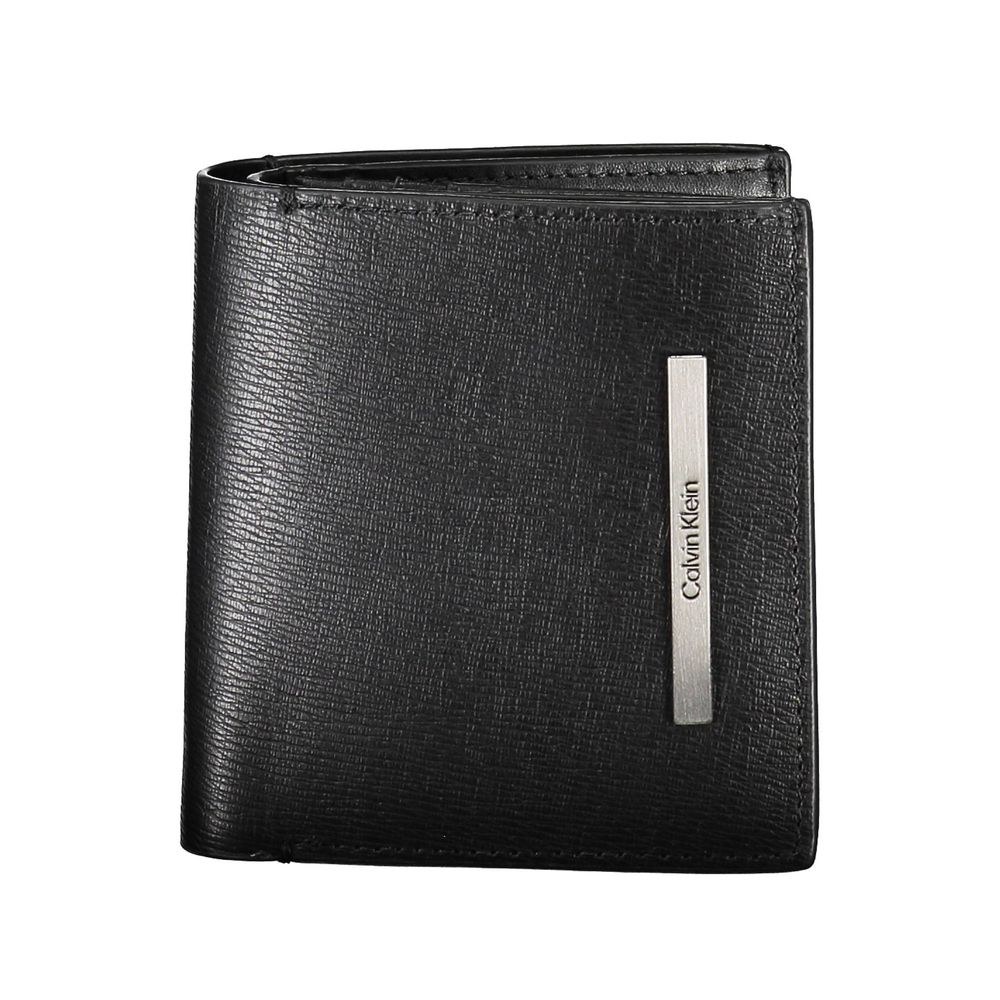 Calvin Klein Elegantes schwarzes Portemonnaie mit RFID-Blockierung