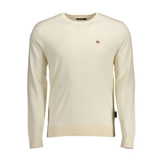Napapijri Beiger Baumwoll-Pullover