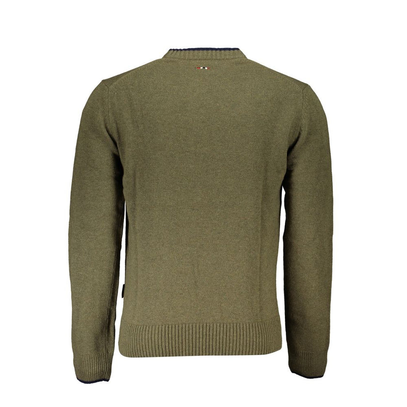 Napapijri Grüner Stoff Männer Pullover