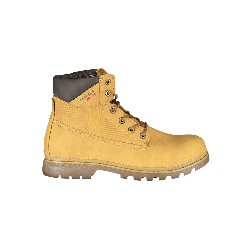Carrera Gelber Polyester Herrenstiefel