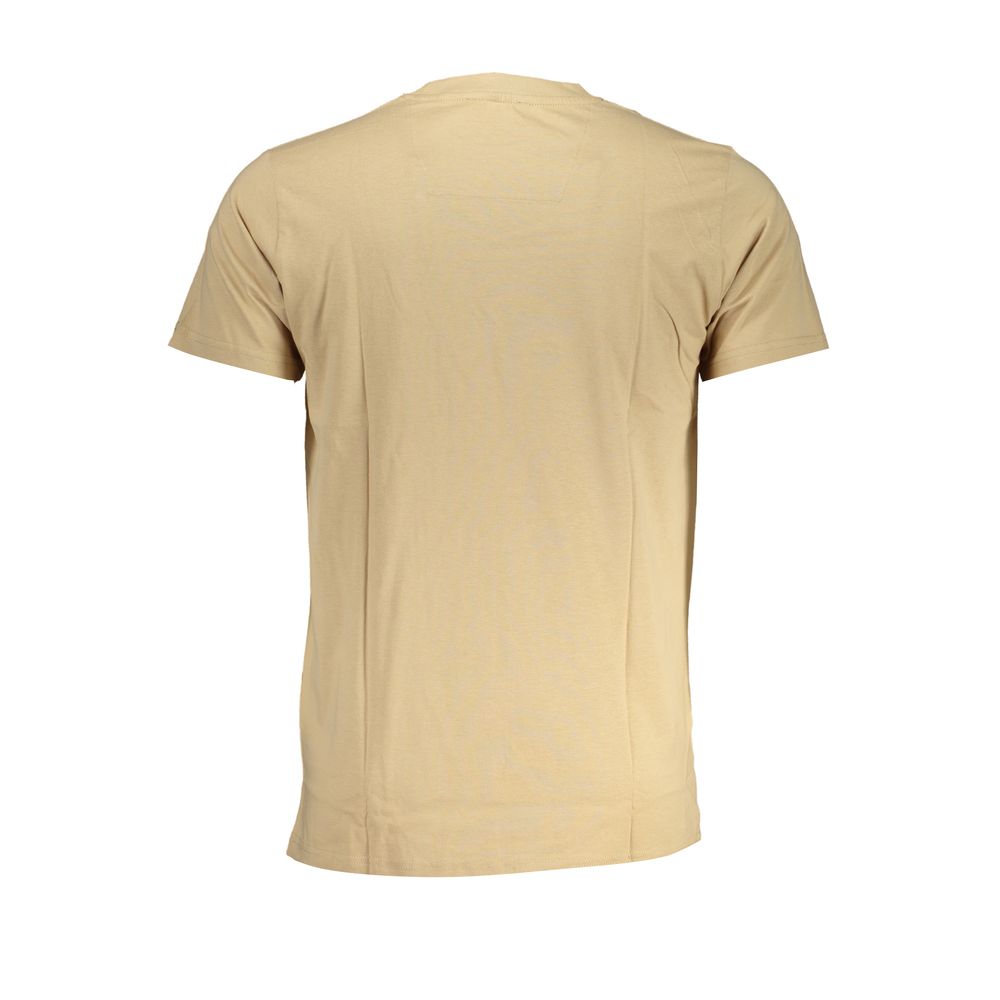 Cavalli Class Beige Baumwoll-T-Shirt für Herren