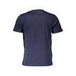 North Sails Blu Baumwoll-T-Shirt für Herren