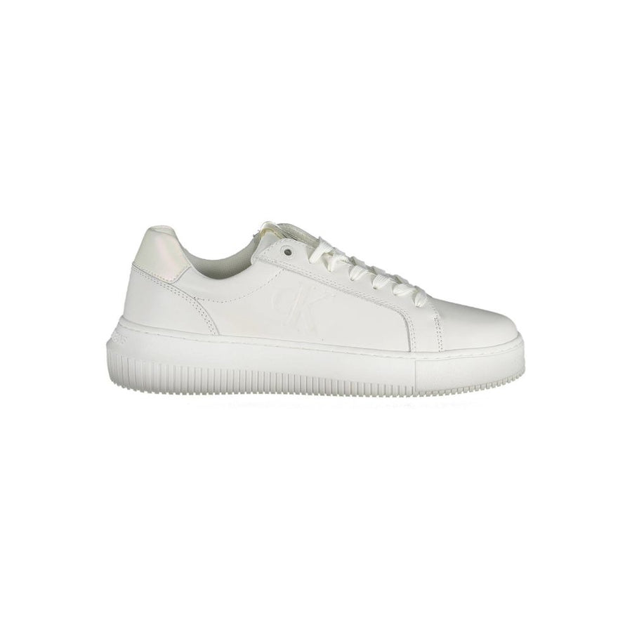 Calvin Klein sneakers in white fabric
