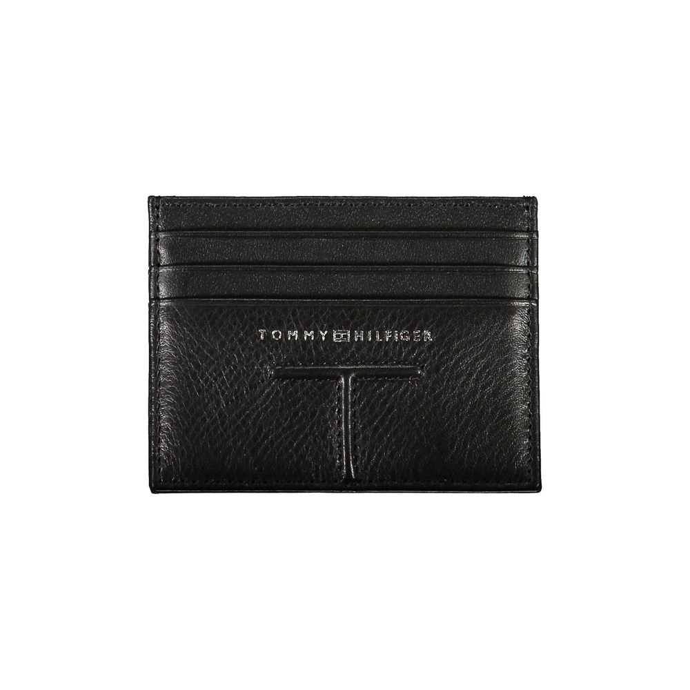 Tommy Hilfiger Men's Black Leather Wallet