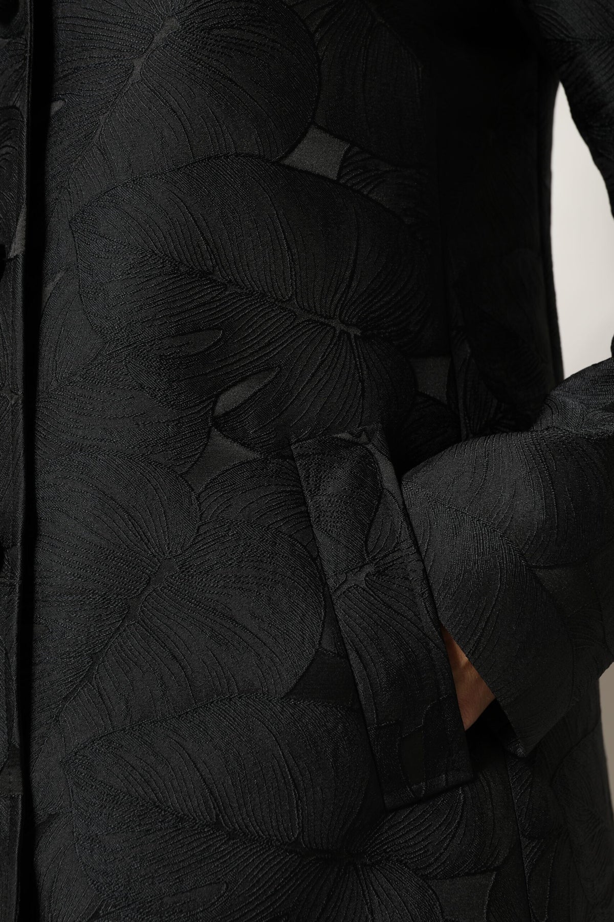 Dolce & Gabbana Schwarzer einreihiger Trenchcoat