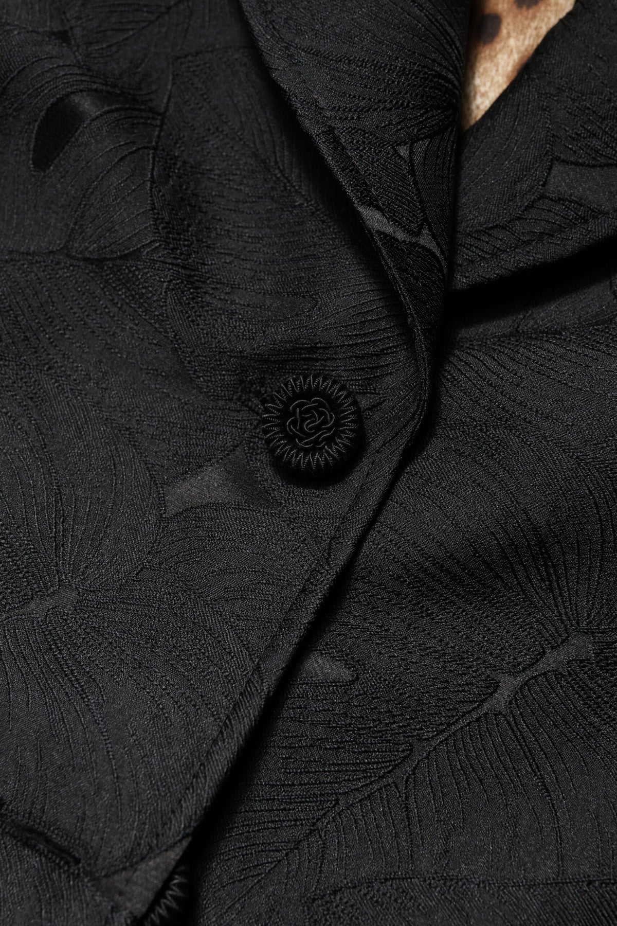 Dolce & Gabbana Schwarzer einreihiger Trenchcoat