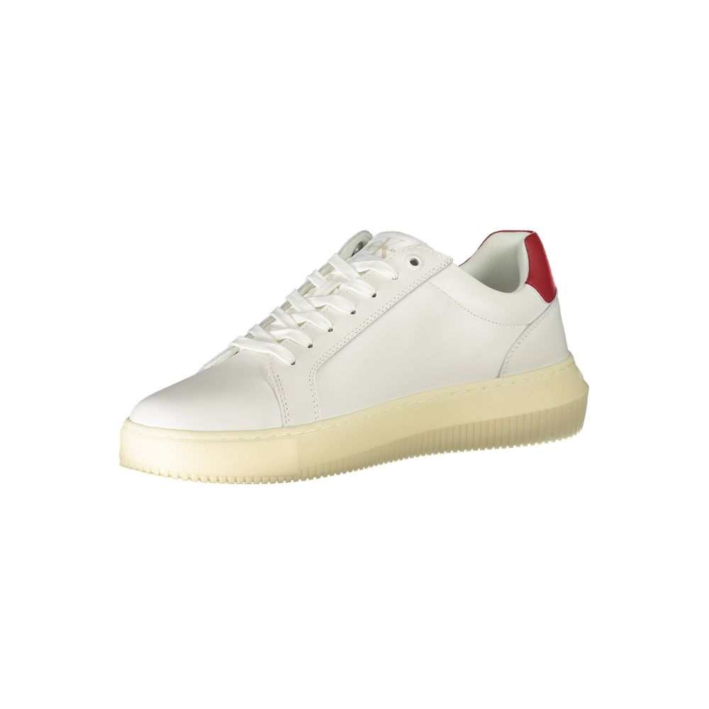 Calvin Klein sneakers made of white polyester