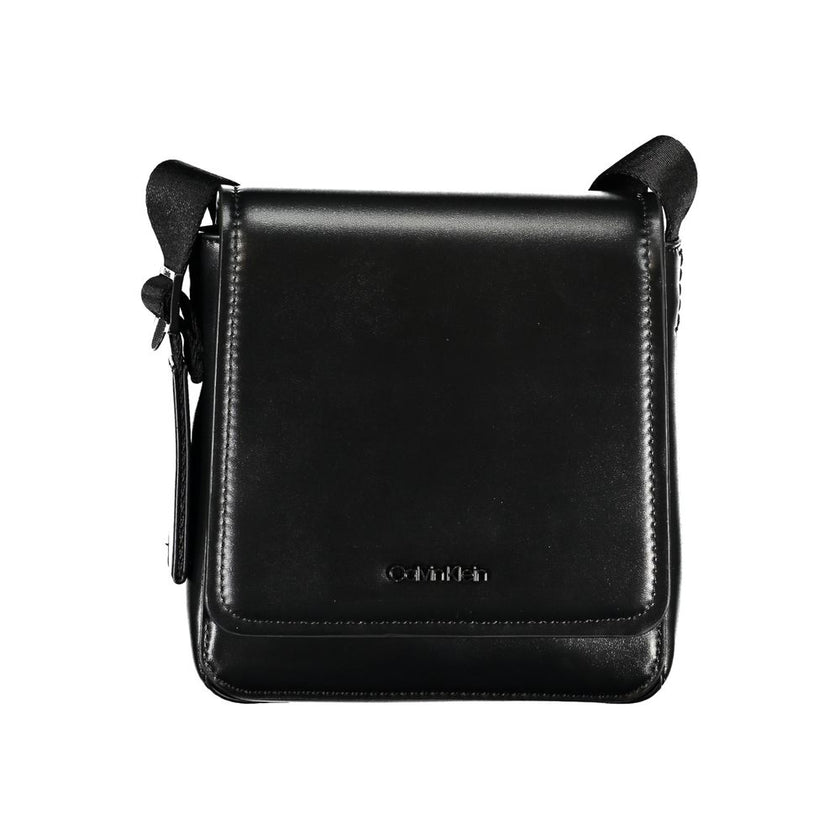 Calvin Klein Schwarze Polyester-Umhängetasche