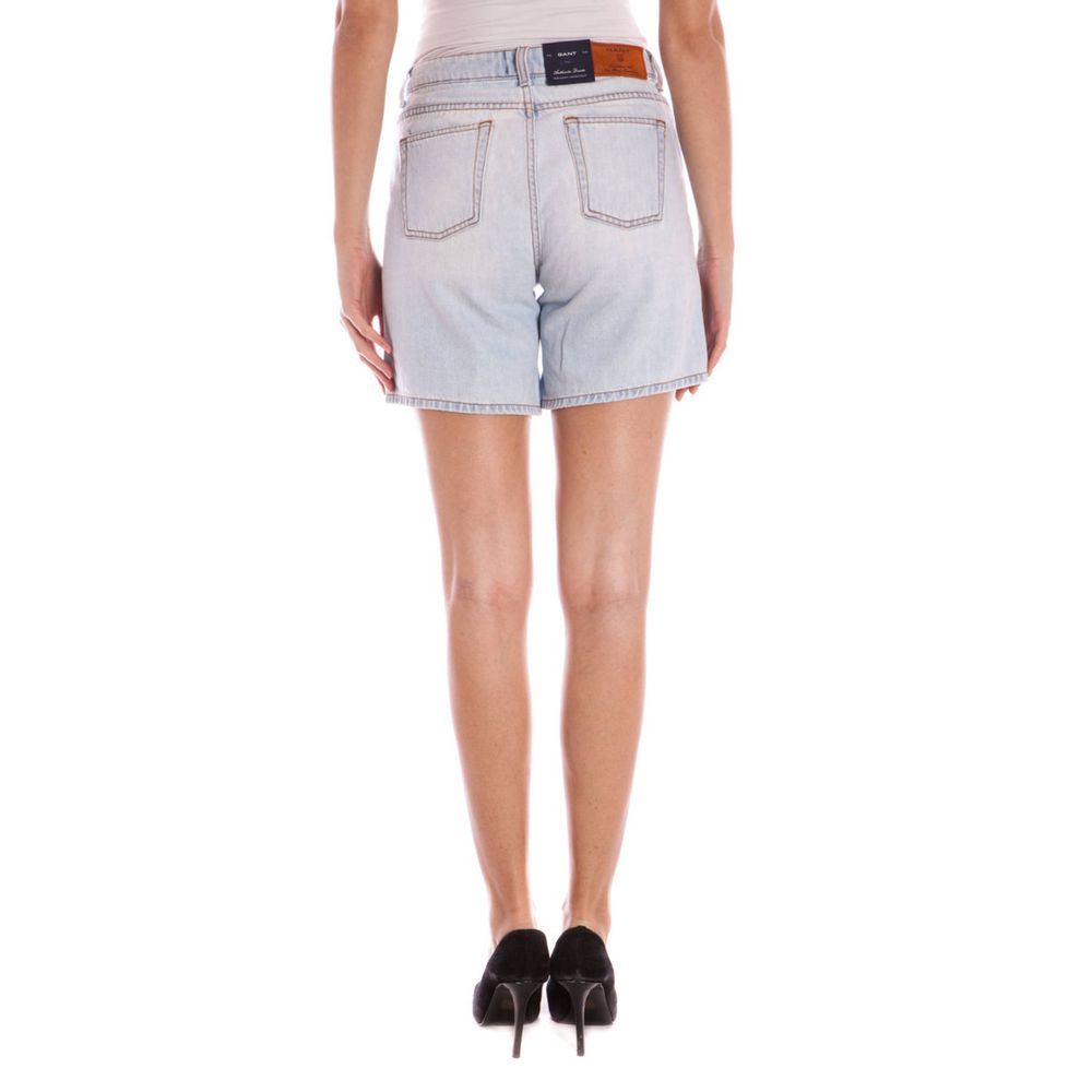 Gant Blaue Baumwolljeans mit geradem Bein