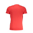 Cavalli Class Rotes Baumwoll-T-Shirt für Herren