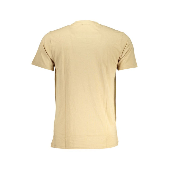 Cavalli Class Beige Baumwoll-T-Shirt für Herren