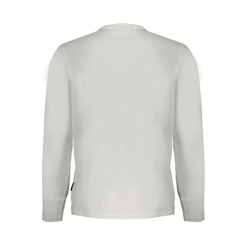 Napapijri Weißes Baumwoll-T-Shirt für Herren