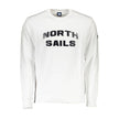 North Sails Bianco Baumwoll-Sweatshirt für Herren