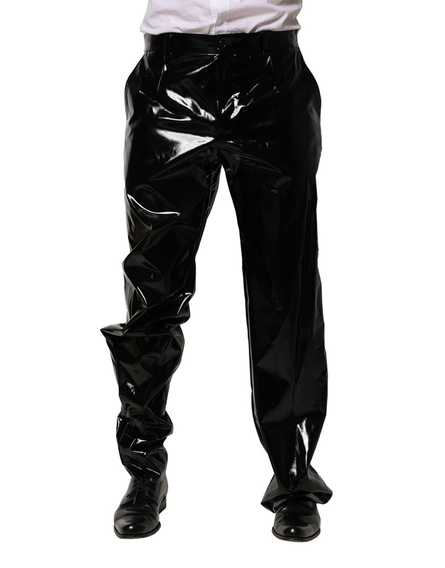 Dolce & Gabbana Schwarze Nylon-Hosen für Männer
