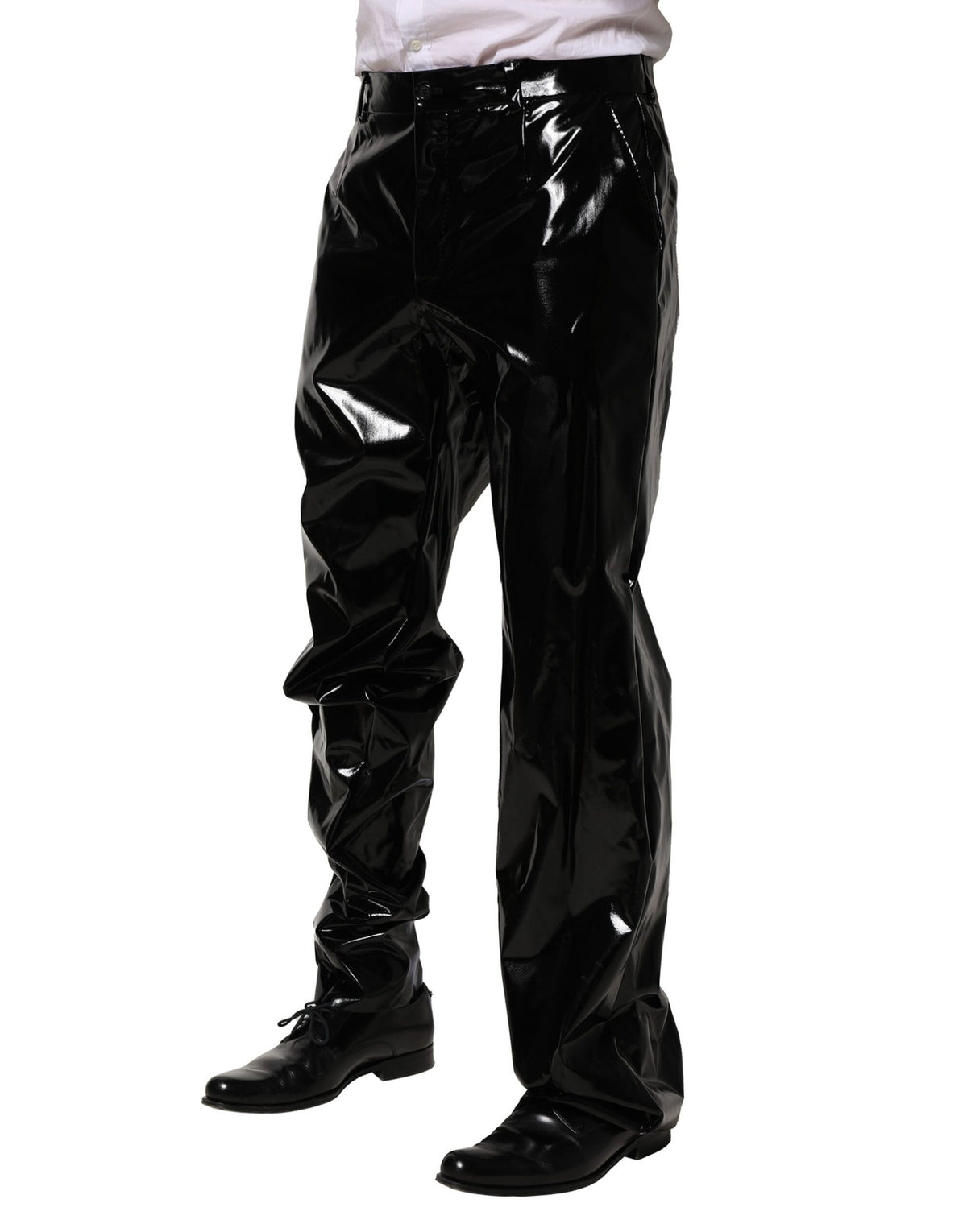 Dolce & Gabbana Schwarze Nylon-Hosen für Männer