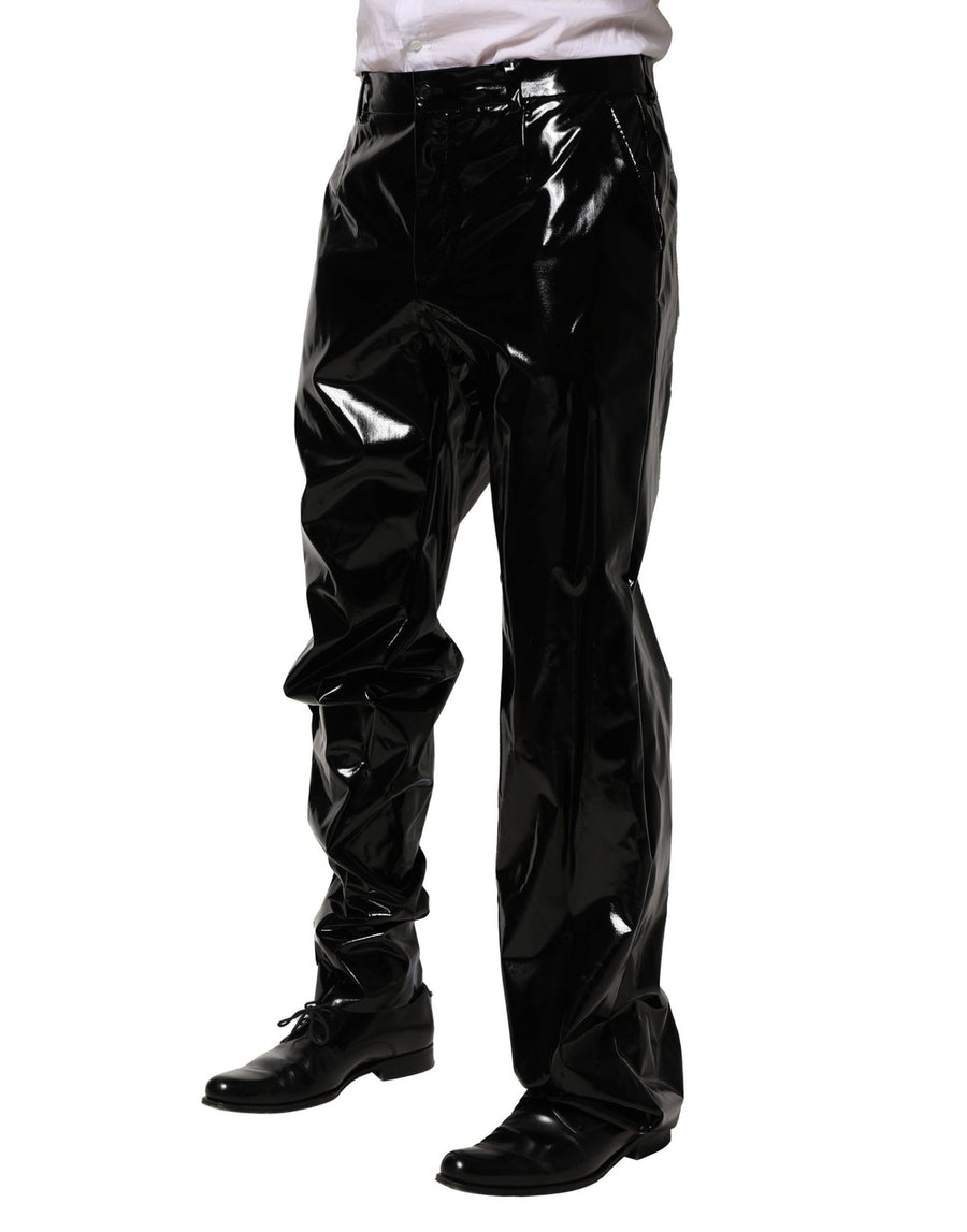 Dolce & Gabbana Schwarze Nylon-Hosen für Männer