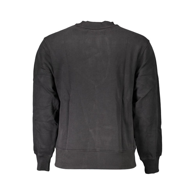 Calvin Klein Schwarzer Baumwoll-Herren-Sweatshirt
